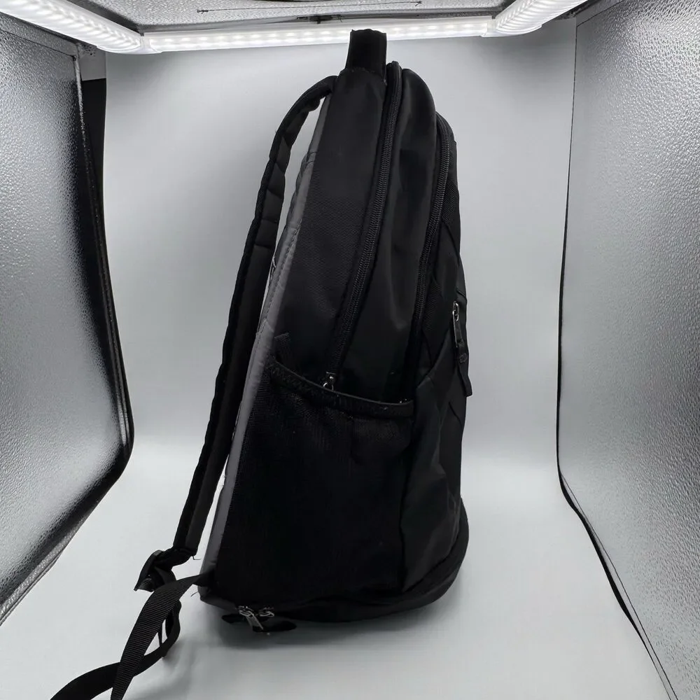 Under Armour Hustle 3.0 Backpack Black UA Storm Laptop Gym School VGUC